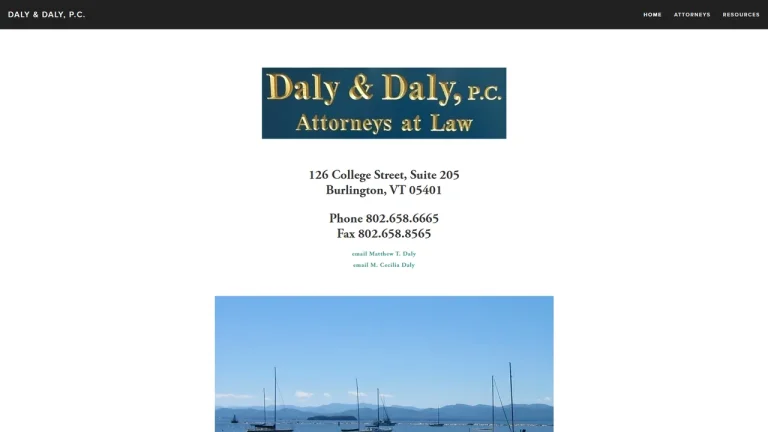 Daly & Daly PC - Burlington, VT - Attorney in Burlington