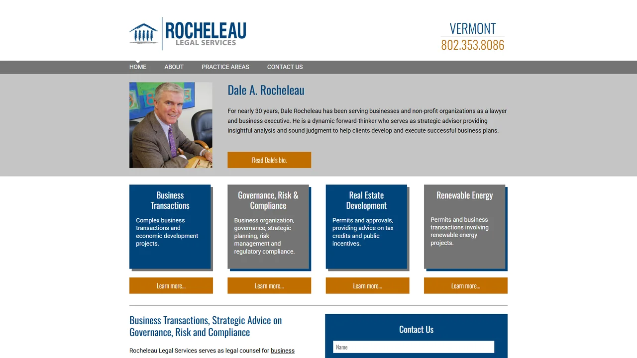 Rocheleau Dale A - Burlington, VT office in Burlington, Vermont