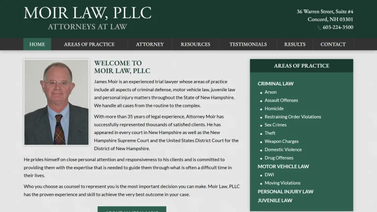 Moir Law PLLC - Concord, NH - Attorney in Concord