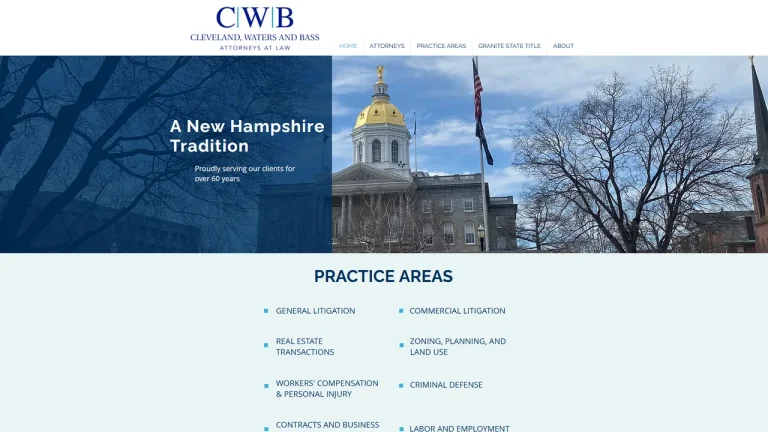 Cleveland, Waters and Bass, P.A. - Concord, NH - Attorney in Concord