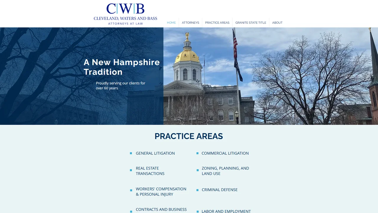 Cleveland, Waters and Bass, P.A. - Concord, NH office in Concord, New Hampshire