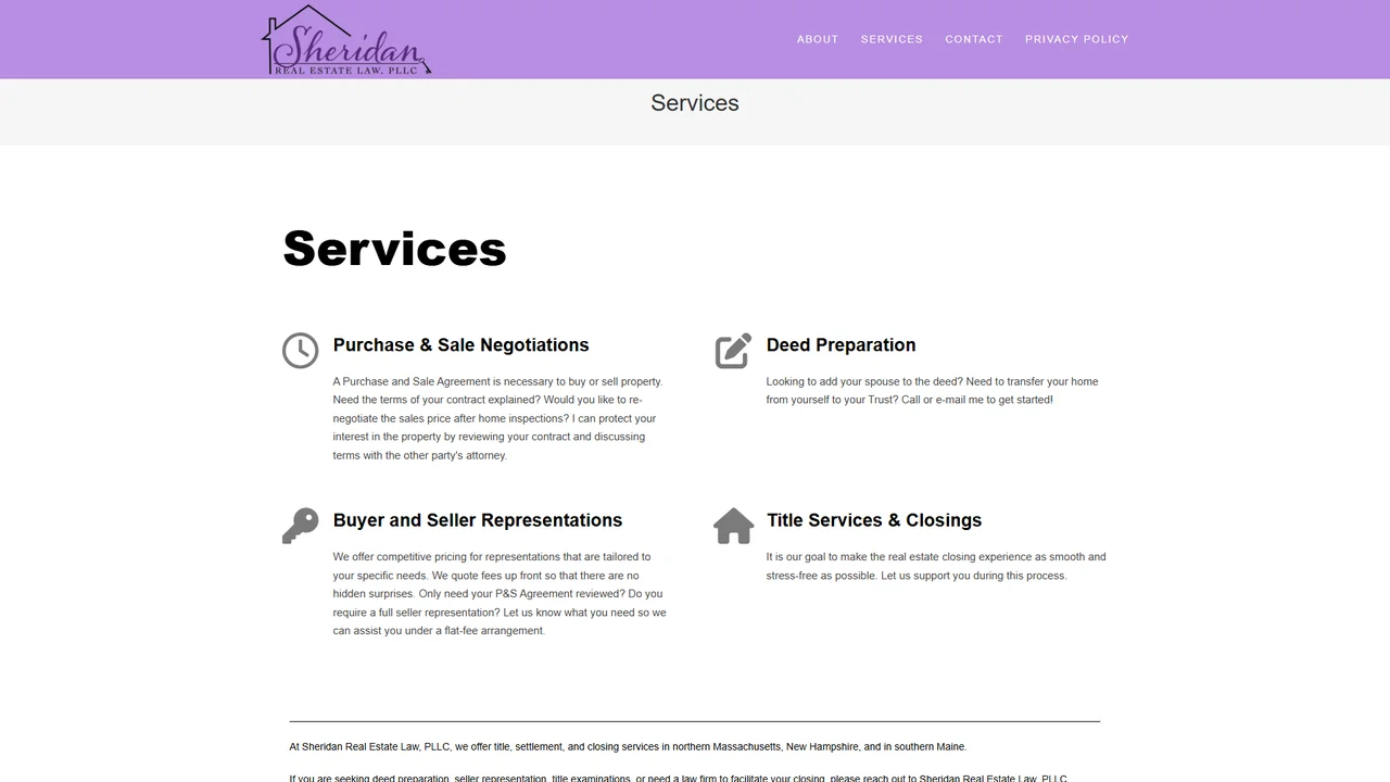 Sheridan Real Estate Law - Concord, NH office in Concord, New Hampshire