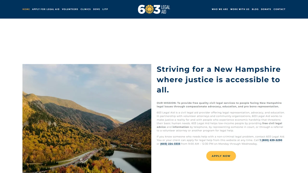 603 Legal Aid - Concord, NH office in Concord, New Hampshire