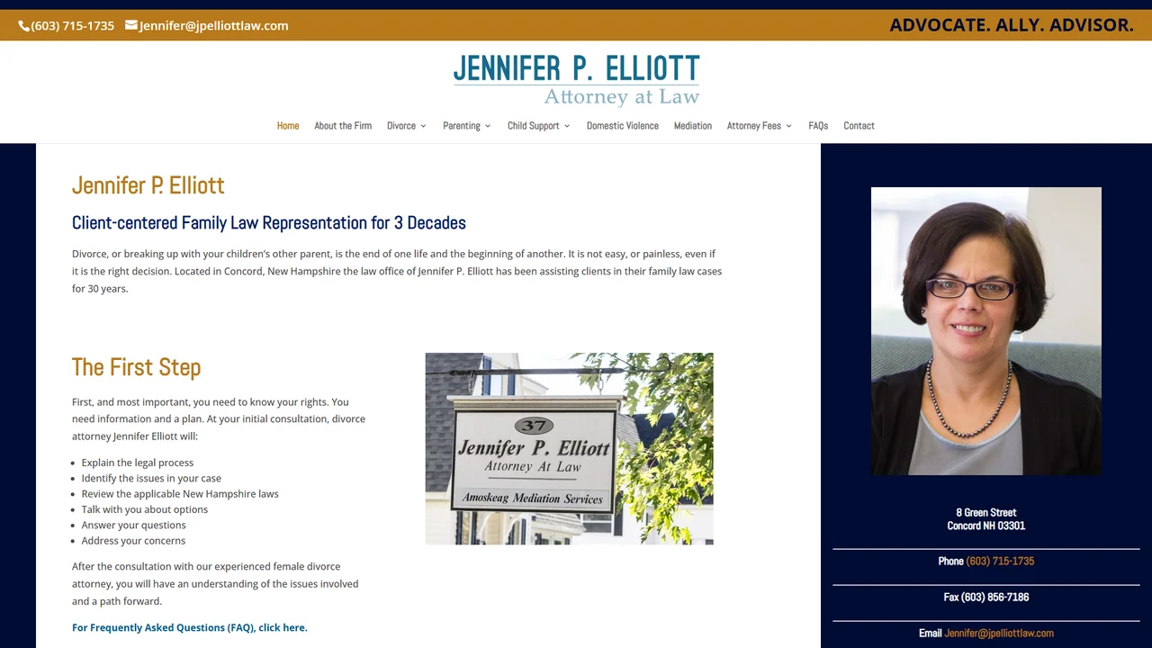 The Law Office of Jennifer P. Elliott, PLLC - Concord, NH office in Concord, New Hampshire