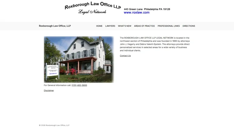 Roxborough Law Offices - Philadelphia, PA - Attorney in Philadelphia