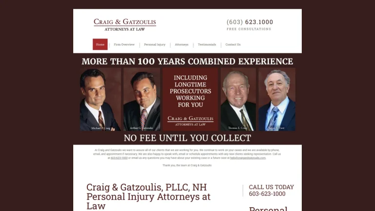 Craig & Gatzoulis, PLLC - Manchester, NH - Attorney in Manchester
