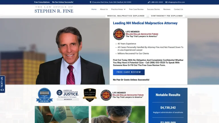 Stephen R Fine Law Office - Manchester, NH - Attorney in Manchester