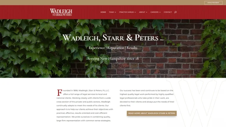 Wadleigh Starr & Peters PLLC - Manchester, NH - Attorney in Manchester