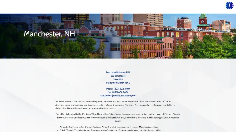 Morrison Mahoney LLP - Manchester, NH - Attorney in Manchester