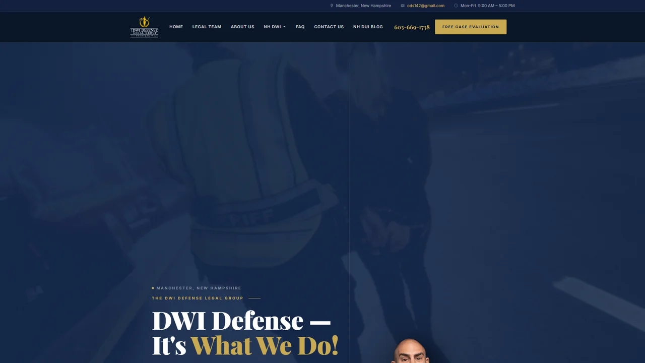 The DWI Defense Legal Group - Manchester, NH office in Manchester, New Hampshire