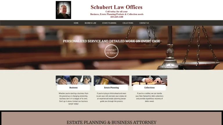 Schubert Law - Manchester, NH - Attorney in Manchester
