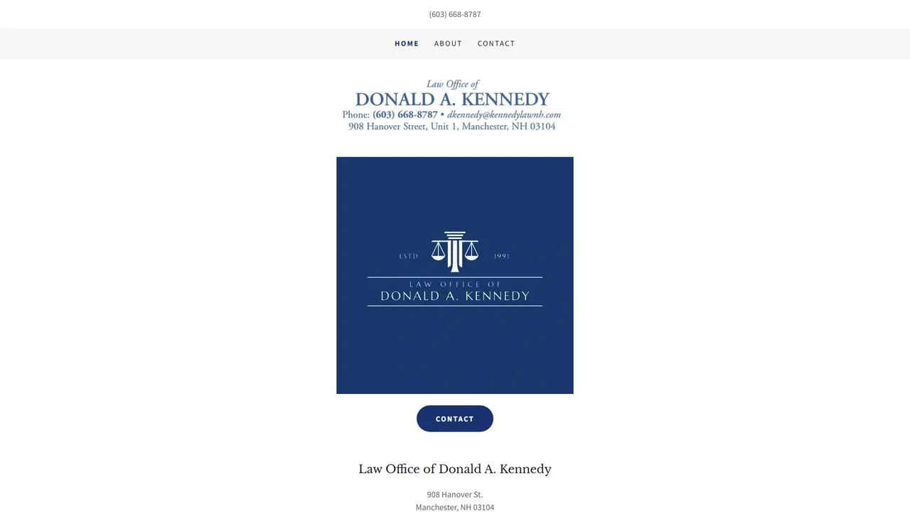 Law Office of Donald A. Kennedy - Manchester, NH office in Manchester, New Hampshire