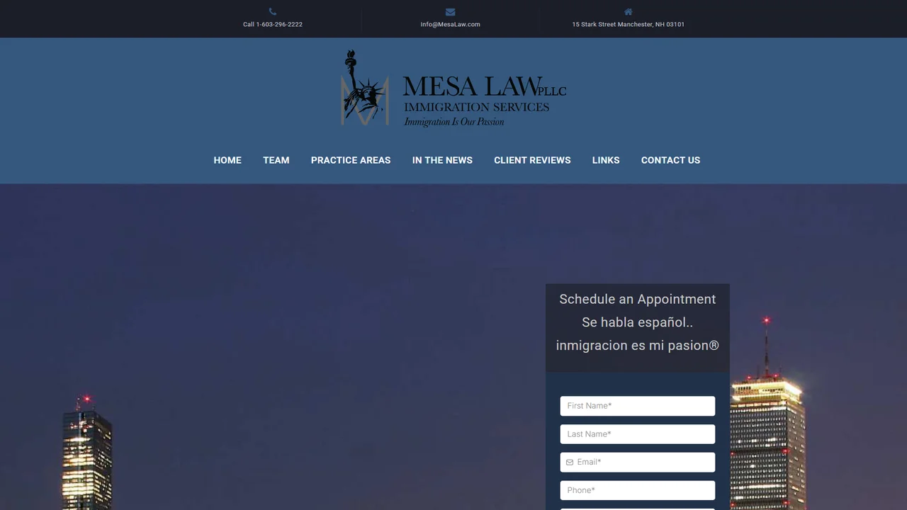 Mesa Law PLLC - Manchester, NH office in Manchester, New Hampshire