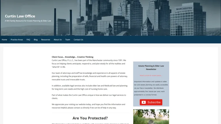 Curtin Law Office - Manchester, NH - Attorney in Manchester