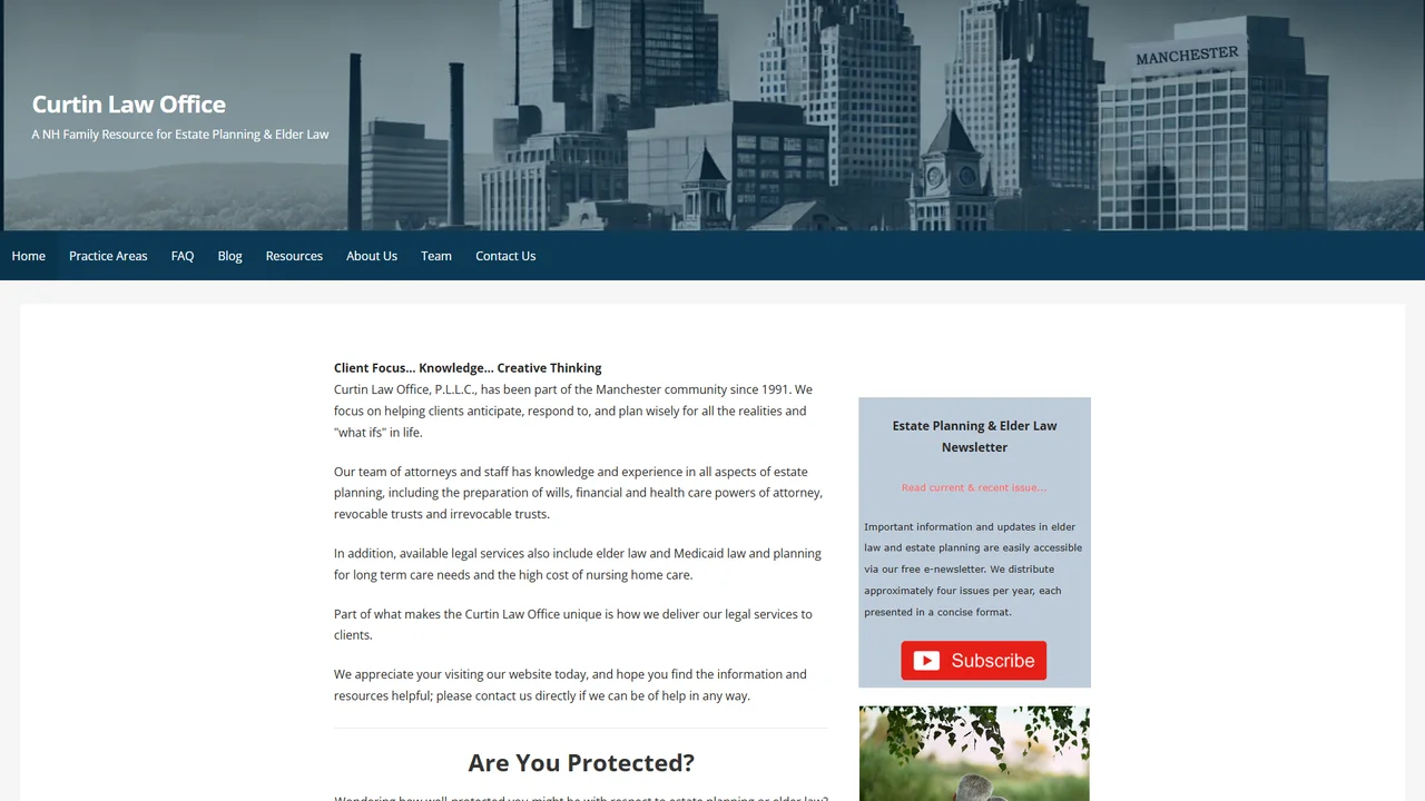 Curtin Law Office - Manchester, NH office in Manchester, New Hampshire
