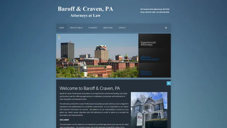 Baroff & Craven, PA - Manchester, NH - Attorney in Manchester