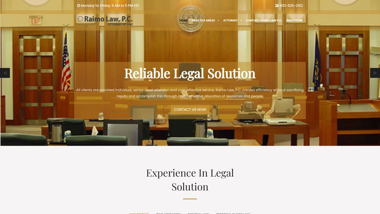 Raimo Law, P.C. - Manchester, NH office in Manchester, New Hampshire
