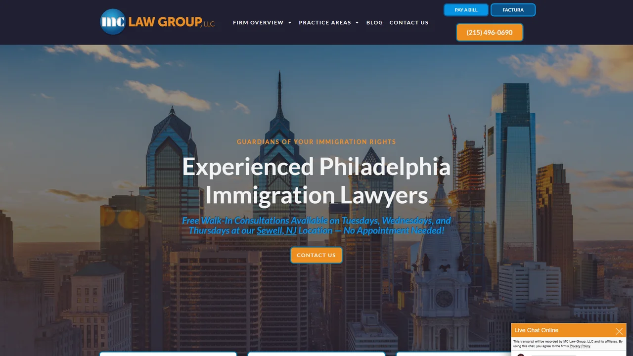 MC Law Group | Immigration, Divorce & DUIs - Philadelphia, PA office in Philadelphia, Pennsylvania