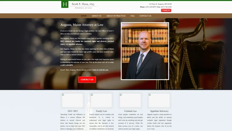 The Law Office of Scott F. Hess - Augusta, ME - Attorney in Augusta
