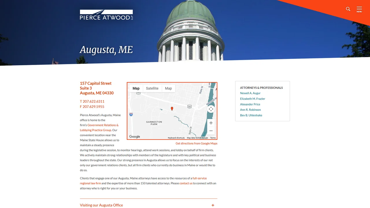 Pierce Atwood LLP - Augusta, ME office in Augusta, Maine