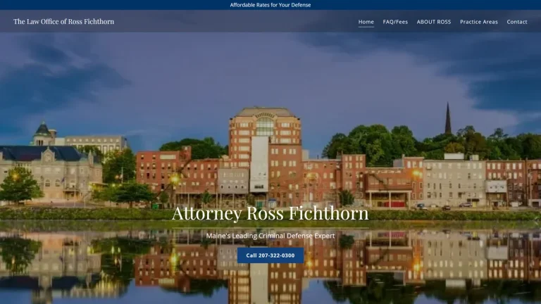 Attorney Ross Fichthorn - Augusta, ME - Attorney in Augusta