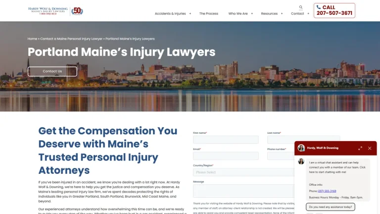 Hardy Wolf & Downing - Portland, ME - Attorney in Portland