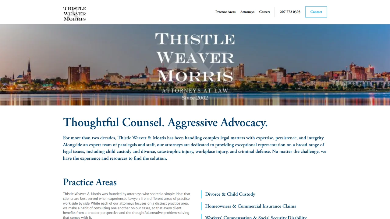 Thistle Weaver & Morris - Portland, ME office in Portland, Maine
