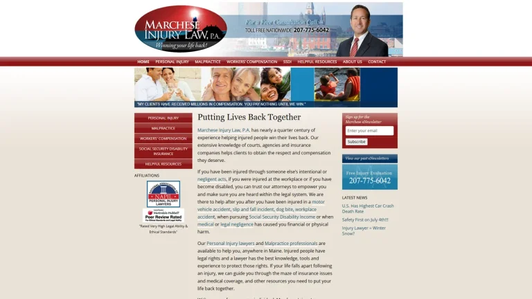 Marchese Injury Law - Portland, ME - Attorney in Portland