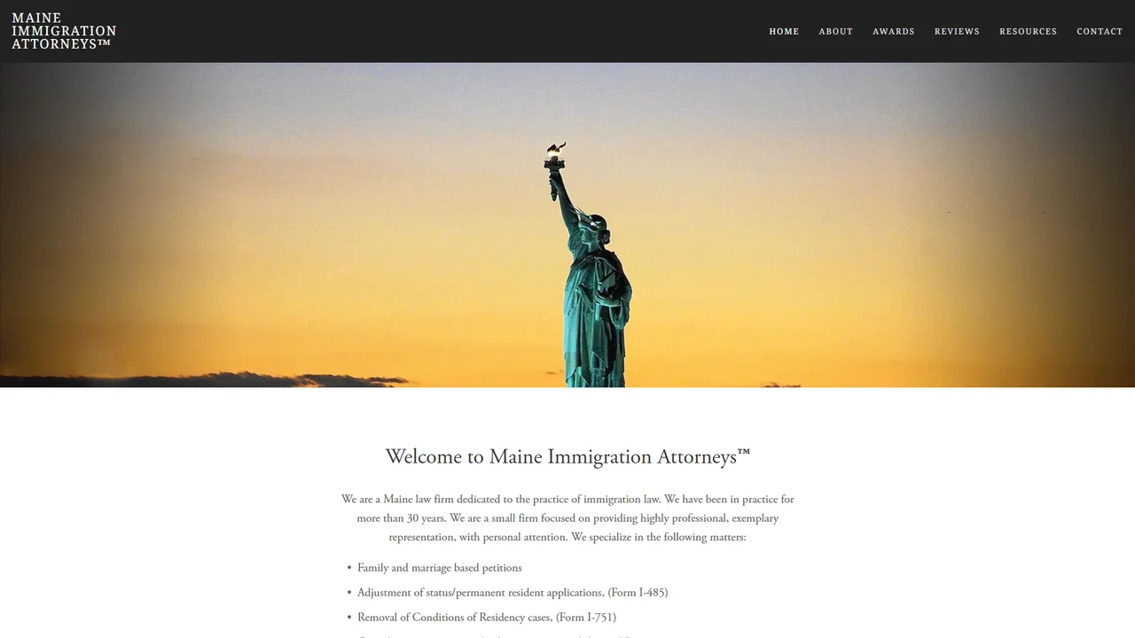 Maine Immigration Attorneys - Portland, ME office in Portland, Maine