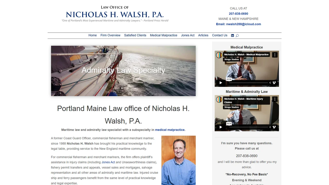 Law Office of Nicholas H Walsh PA - Portland, ME office in Portland, Maine