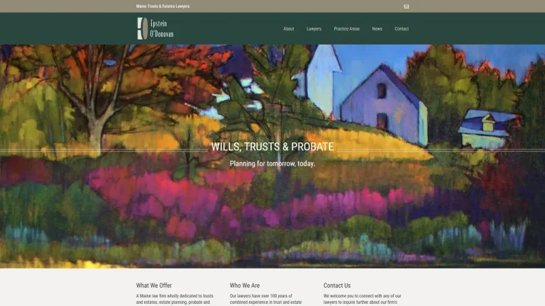 Epstein & O'Donovan LLP - Portland, ME - Attorney in Portland