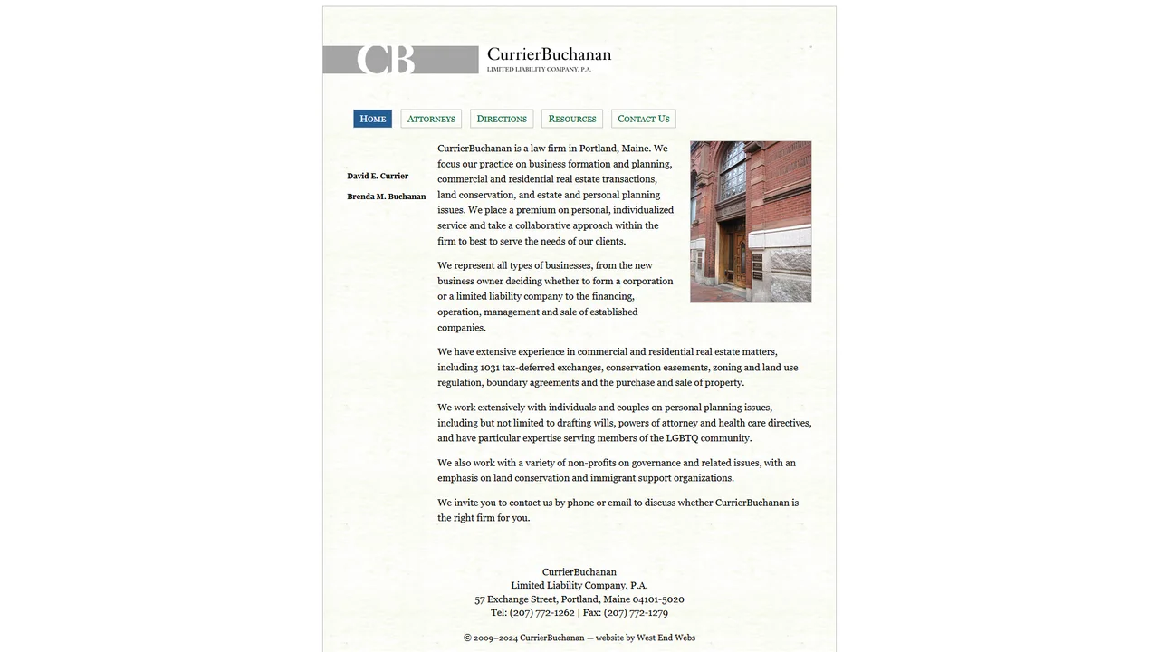 CurrierBuchanan - Portland, ME office in Portland, Maine