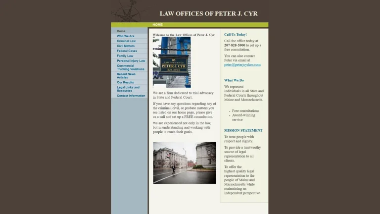 Law Offices of Peter J. Cyr - Portland, ME - Attorney in Portland