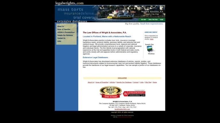 Wright & Associates, P.A. - Portland, ME - Attorney in Portland