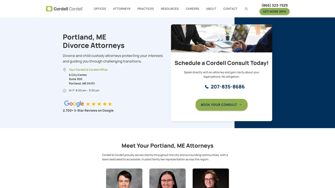 Cordell & Cordell - Portland, ME office in Portland, Maine