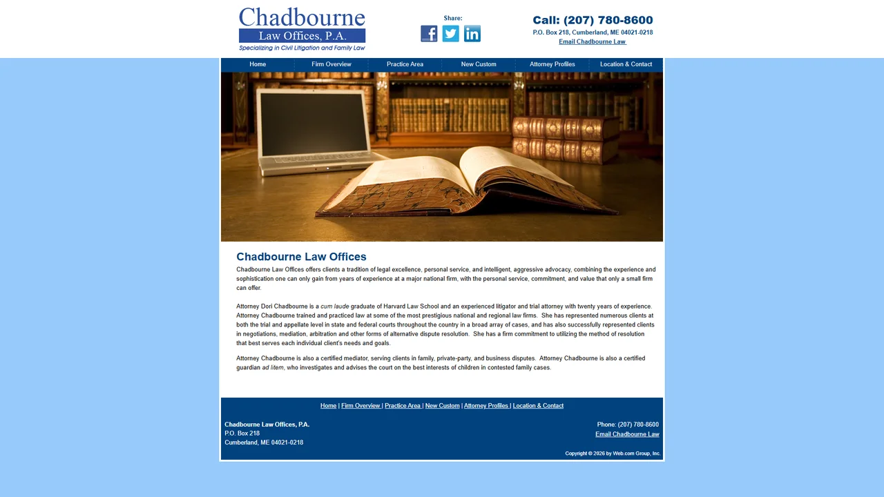 Chadbourne Law Offices, P.A. - Portland, ME office in Portland, Maine