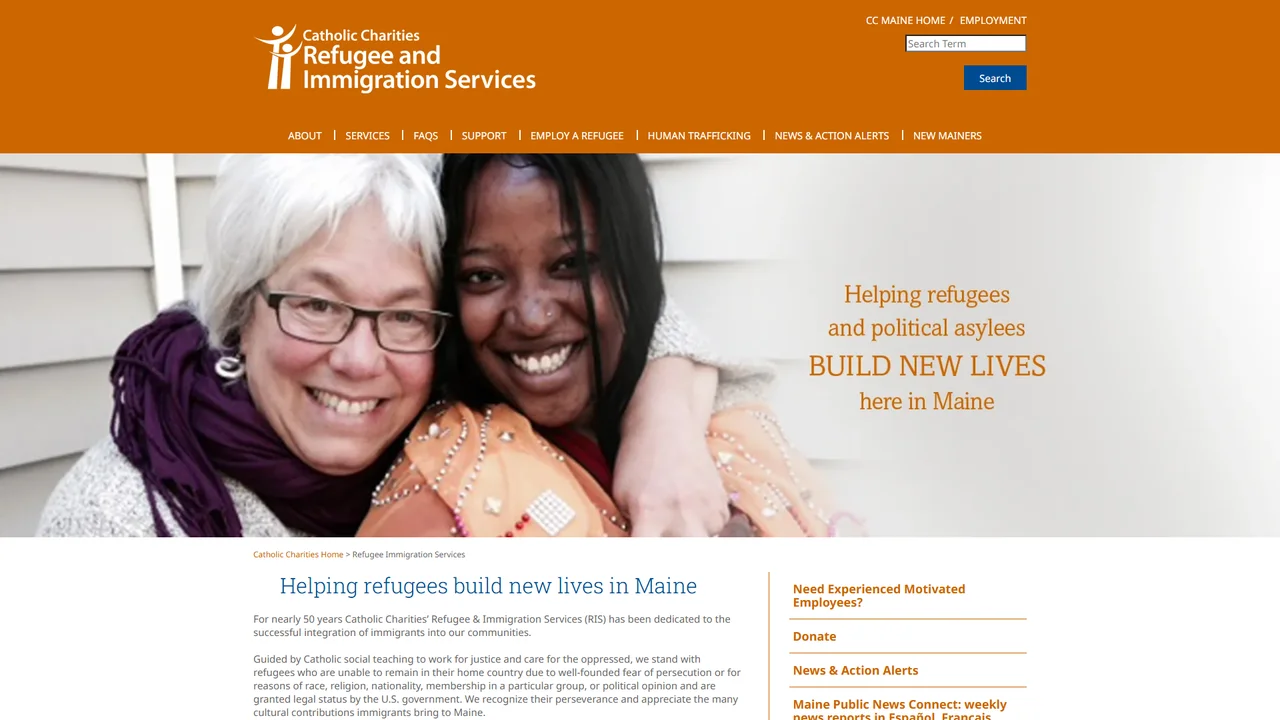 Catholic Charities Refugee & Immigration Services - Portland, ME office in Portland, Maine