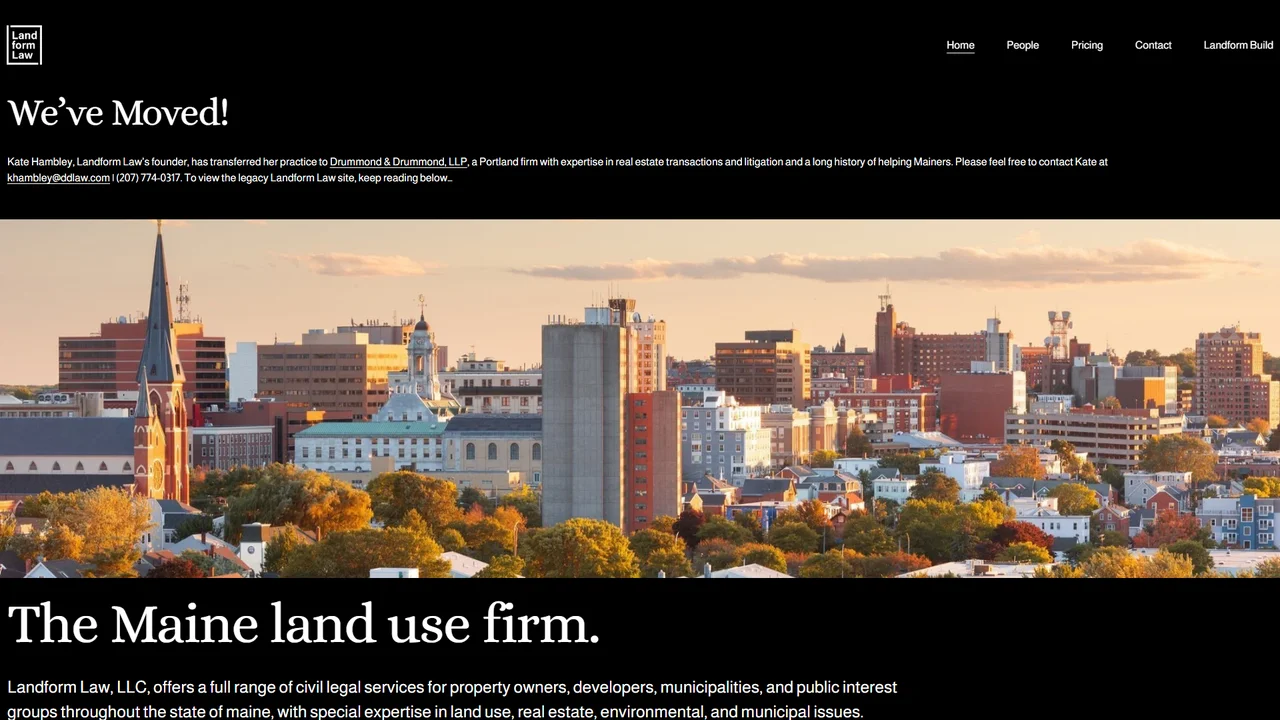 Landform Law - Portland, ME office in Portland, Maine