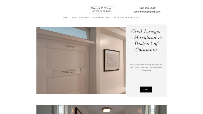 Edward F. Simon, LLC, Attorney at Law - Annapolis, MD - Attorney in Annapolis