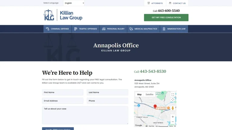 Killian Law Group, LLC - Annapolis, MD - Attorney in Annapolis