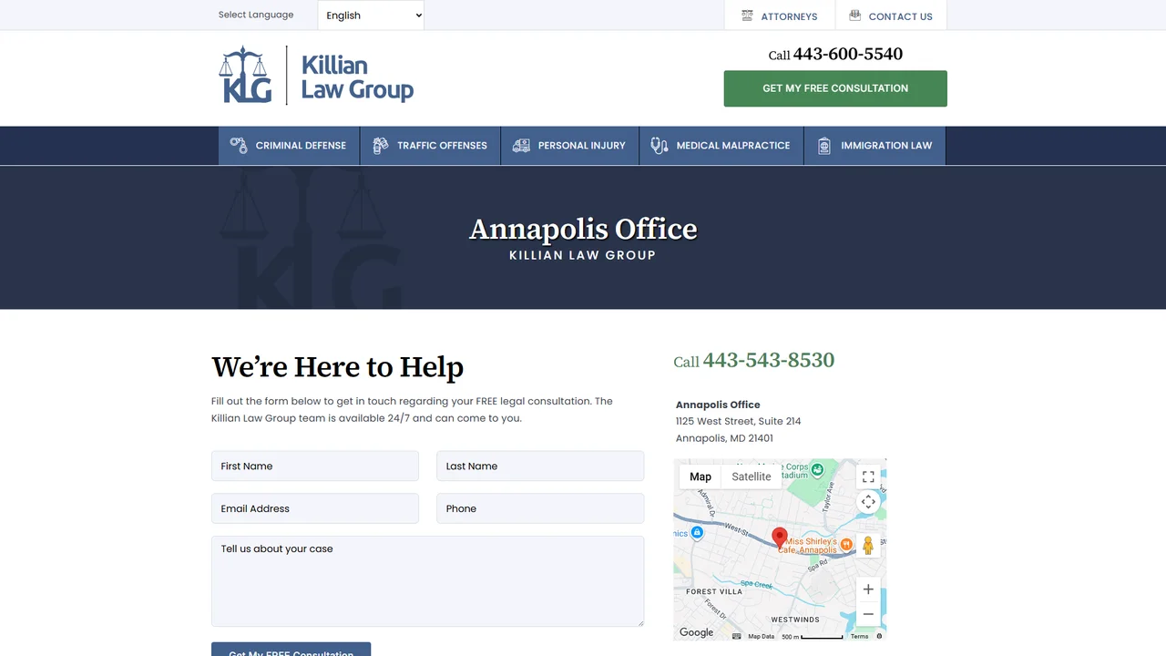 Killian Law Group, LLC - Annapolis, MD office in Annapolis, Maryland