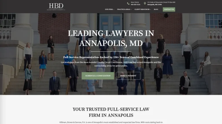 Hillman Brown & Darrow, P.A. - Annapolis, MD - Attorney in Annapolis
