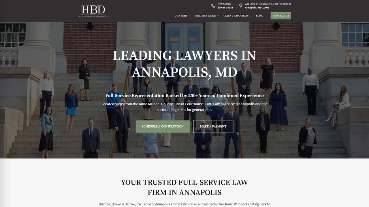 Hillman Brown & Darrow, P.A. - Annapolis, MD office in Annapolis, Maryland