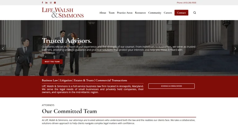 Liff, Walsh & Simmons - Annapolis, MD - Attorney in Annapolis
