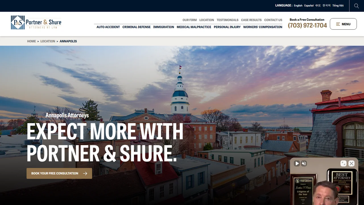 Portner & Shure, P.A. - Annapolis, MD office in Annapolis, Maryland