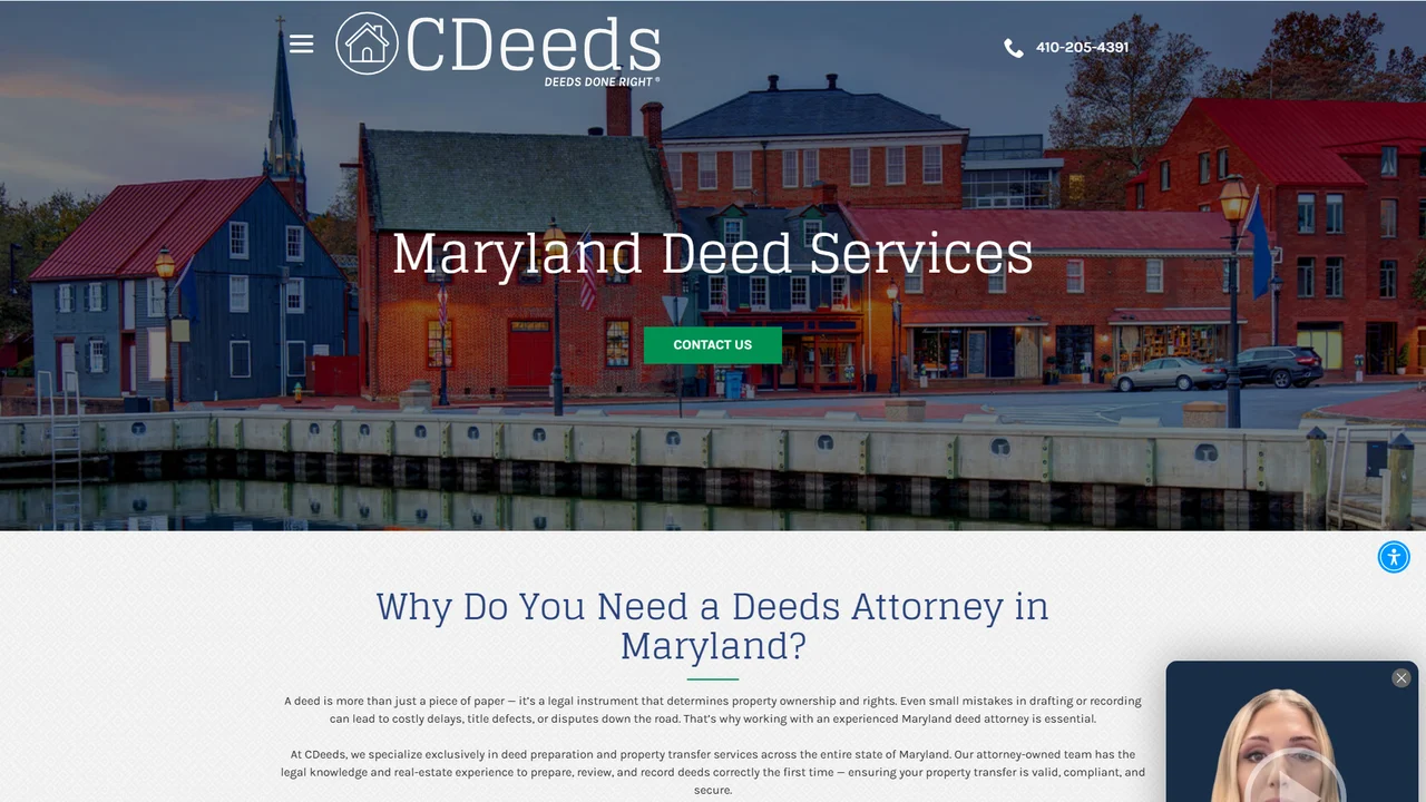 CDeeds - Law Firm - Annapolis, MD office in Annapolis, Maryland