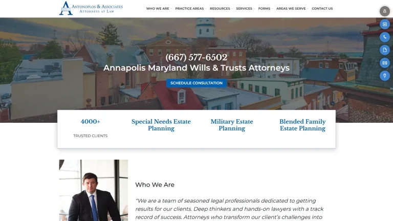 Antonoplos & Associates Attorneys At Law Annapolis - Annapolis, MD - Attorney in Annapolis