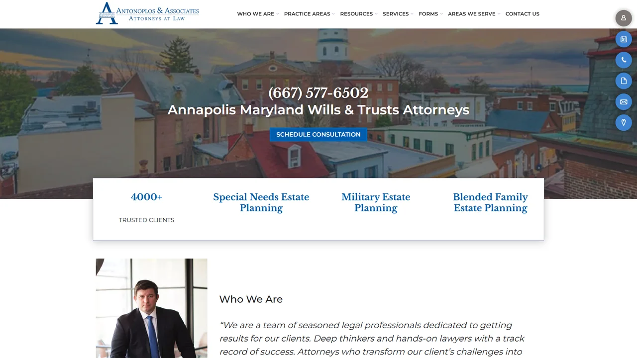 Antonoplos & Associates Attorneys At Law Annapolis - Annapolis, MD office in Annapolis, Maryland