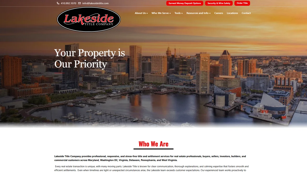 Lakeside Title Company - Annapolis, MD office in Annapolis, Maryland