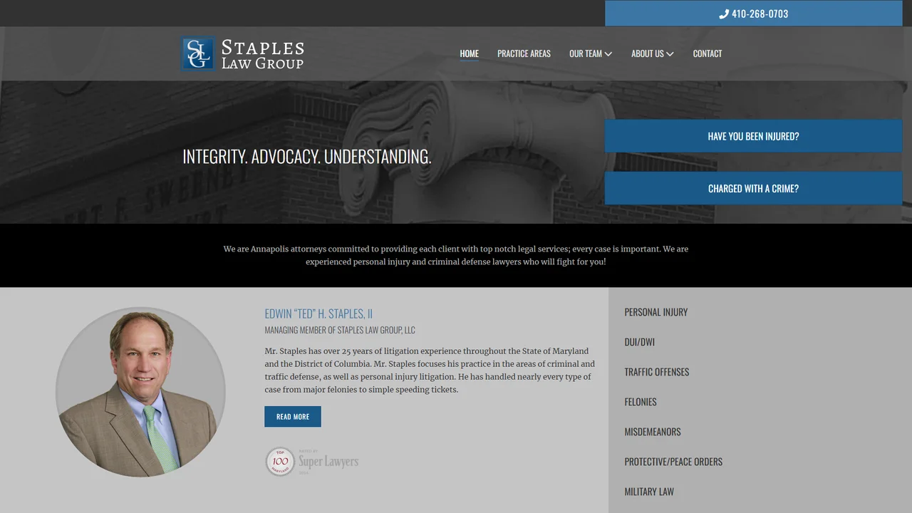 Staples Law Group, LLC - Annapolis, MD office in Annapolis, Maryland
